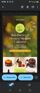 Barrier15 coupon verification screenshot