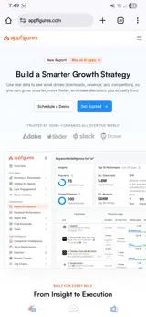 Appfigures coupon verification screenshot