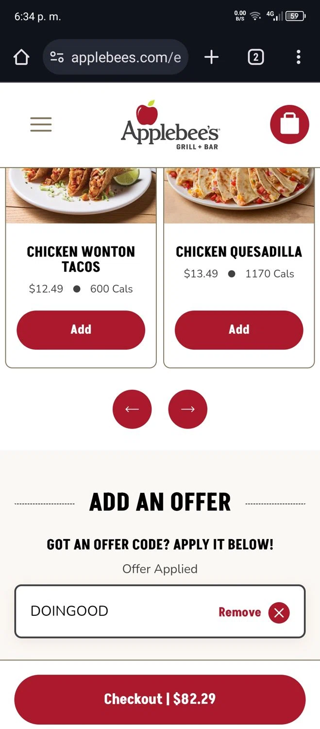 Applebee's Grill & Bar Promo Codes 10 Off August 2024