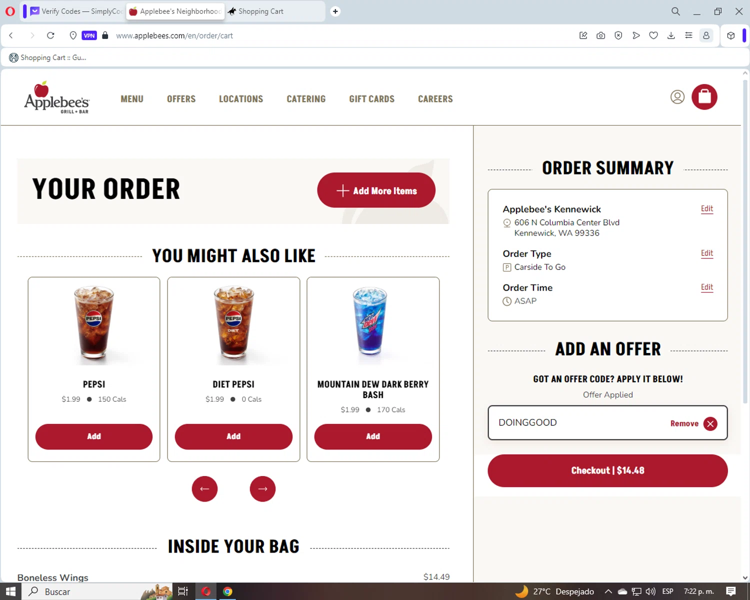 Applebee's Grill & Bar Promo Codes 50 Off August 2024