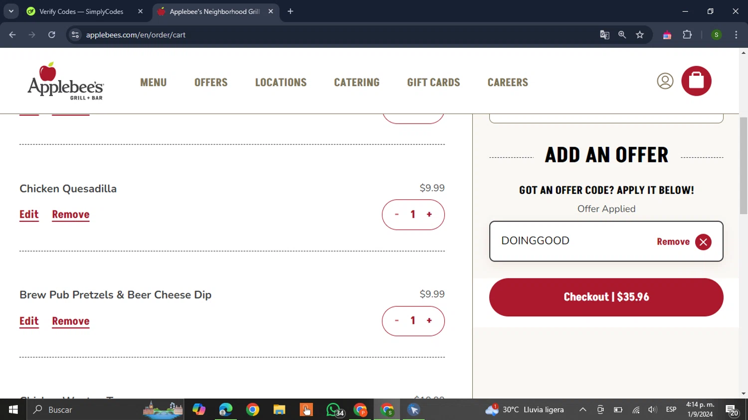 Applebee's Grill & Bar Promo Codes 10 Off October 2024