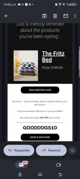 Approved by Fritz coupon verification screenshot