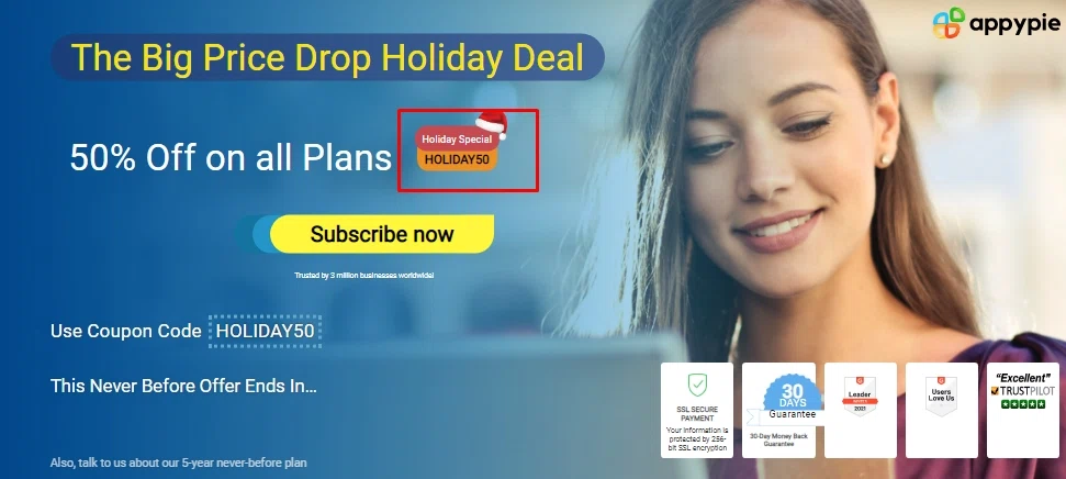 how to use Appy Pie coupons