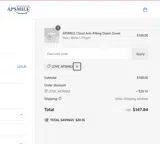 LOVE_APSMILE coupon verification screenshot