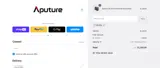 Aputure Store coupon verification screenshot