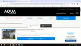 AQUAWEB coupon verification screenshot