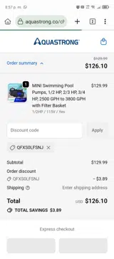 qfxs0lFsnj coupon verification screenshot