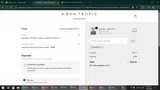 Aqua Tropic Swimwear coupon verification screenshot