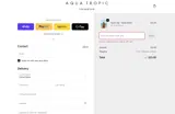 Aqua Tropic Swimwear coupon verification screenshot