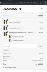 RAFA coupon verification screenshot
