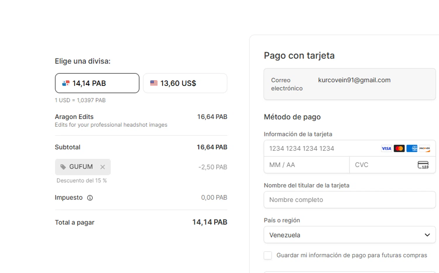 Aragon AI promo code screenshot showing code GUFUM applied at Aragon AI checkout page. Uploaded by SimplyCodes community member Billyyou on Jan 9, 2026