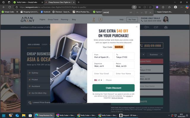 Arangrant.com checkout page showing Arangrant.com promo code box | Screenshot taken by SimplyCodes community member on May 10, 2025