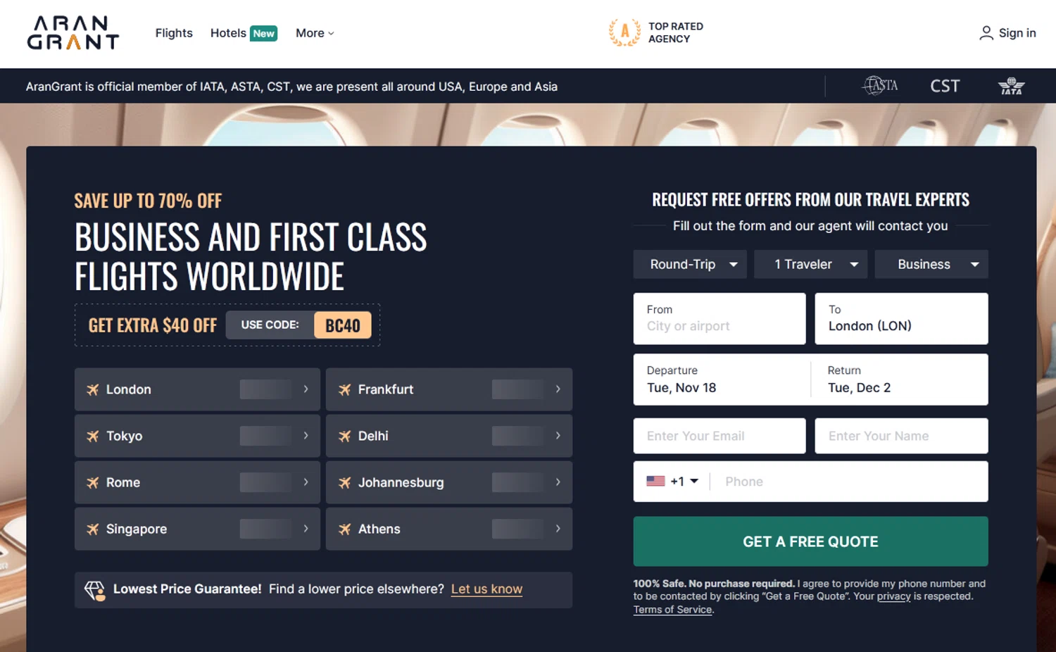 Arangrant.com promo code screenshot showing code BC40 applied at Arangrant.com checkout page. Uploaded by SimplyCodes community member lissandraoctavio on Sep 19, 2025