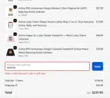 WINTER coupon verification screenshot