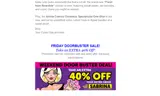 SABRINA coupon verification screenshot