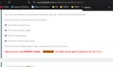 ARCpoint Labs coupon verification screenshot