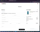 WELCOME10 coupon verification screenshot