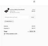 UNLOCK10 coupon verification screenshot