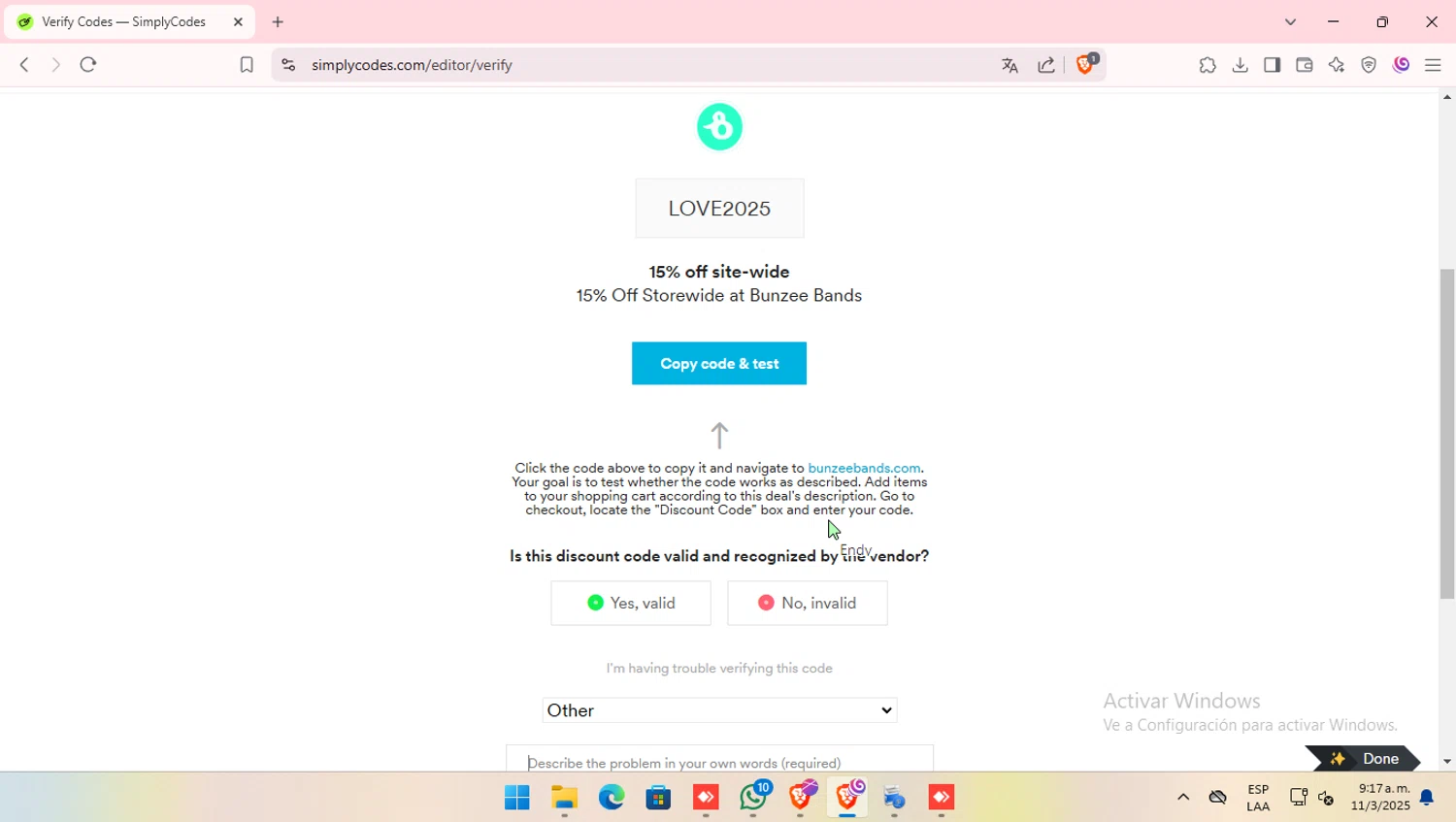 AREA15 promo code screenshot showing code VEGASGIRL applied at AREA15 checkout page. Uploaded by SimplyCodes community member PanConQueso on Apr 24, 2025