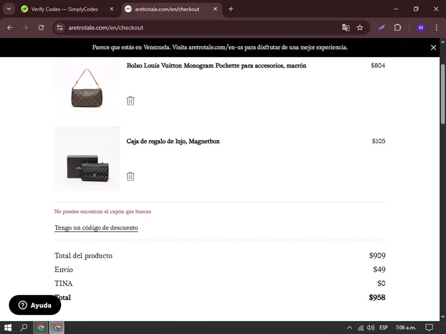 A Retro Tale discount code screenshot showing code lovevintage2025art applied at A Retro Tale checkout page. Uploaded by SimplyCodes community member simplyyycodeess on Apr 3, 2025