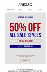 MEMORIAL10 coupon verification screenshot