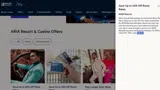 ARIA Resort & Casino coupon verification screenshot