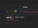 APR15 coupon verification screenshot