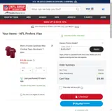 Arizona Cardinals coupon verification screenshot