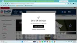 Arizona Cardinals coupon verification screenshot