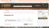 Arizona Custom Knives coupon verification screenshot