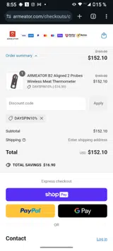 Dayspin10% coupon verification screenshot