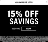 15off coupon verification screenshot