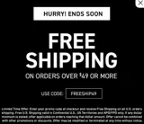 FREESHIP49 coupon verification screenshot