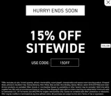 15OFF coupon verification screenshot