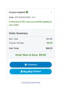SDF324OGIJFD98 coupon verification screenshot
