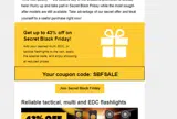 SBFSALE coupon verification screenshot