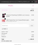 YEFFRY coupon verification screenshot