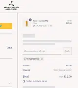 UPLIFTING20 coupon verification screenshot