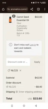 Nlc25 coupon verification screenshot