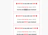 BOX75 coupon verification screenshot