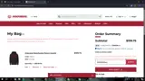 Arkansas Razorbacks coupon verification screenshot