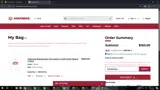 Arkansas Razorbacks coupon verification screenshot