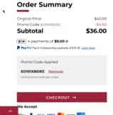 Arkansas Razorbacks coupon verification screenshot