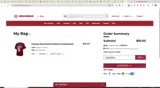 Arkansas Razorbacks coupon verification screenshot