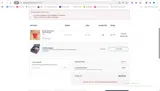 WELCOME15 coupon verification screenshot