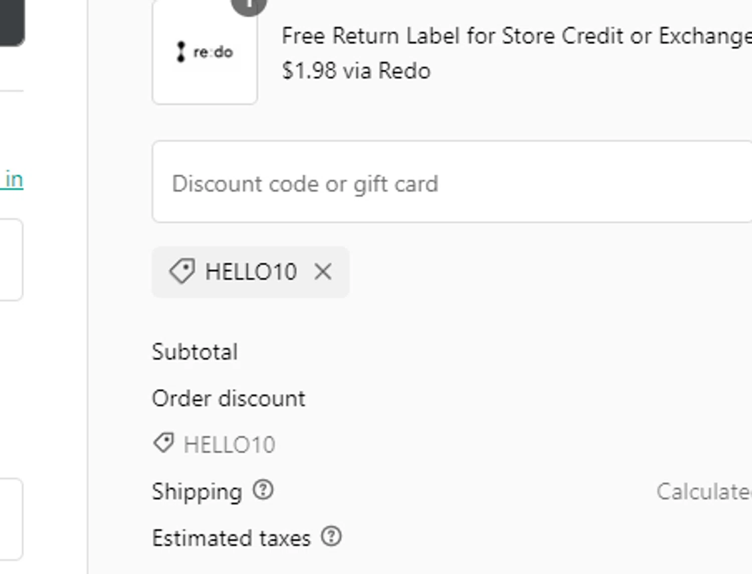 where to use Arrow 22 promo code box