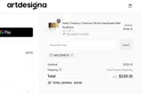 WELCOME10 coupon verification screenshot