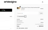 ARTDESIGNA10 coupon verification screenshot