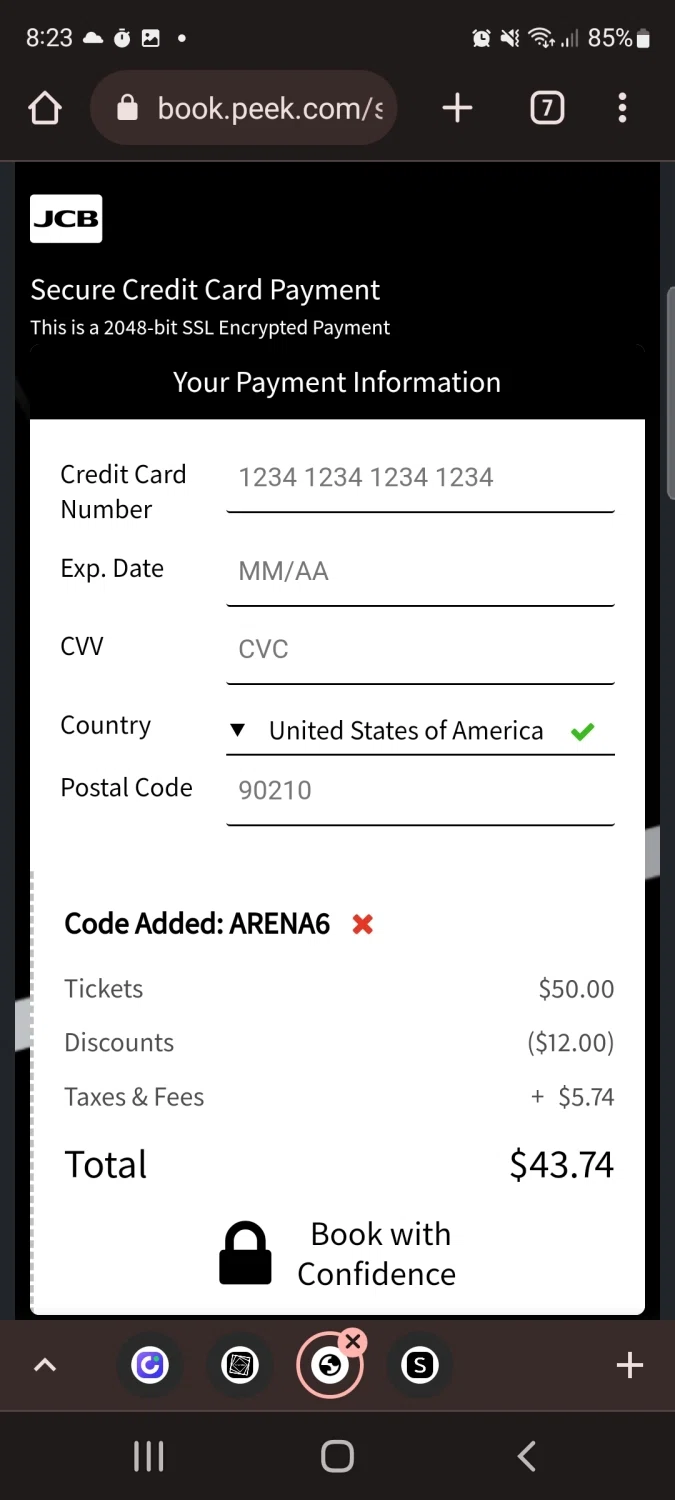 Artec House checkout page showing Artec House promo code box | Screenshot taken by SimplyCodes community member on Dec 29, 2022