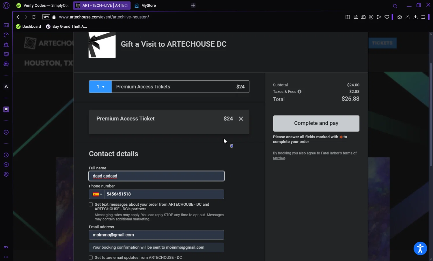 Artec House promo code screenshot showing code OCT5 applied at Artec House checkout page. Uploaded by SimplyCodes community member Darka007 on Feb 16, 2025